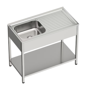 Gasfrit - Mesa refrigerada 2 puertas de cristal  1500 x 600 x 950 + 100 mm