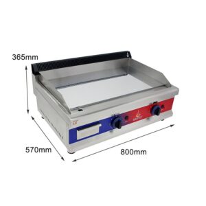 Gasfrit - Plancha a gas de cromo duro